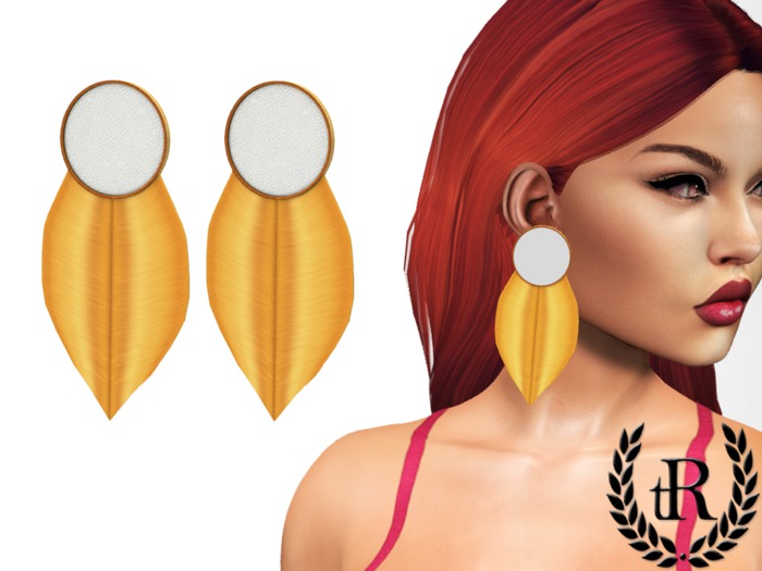 The Rove - Royal earrings - White