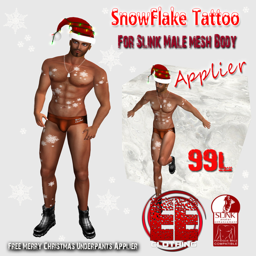 EE - Snowflake Tattoo - Slink Applier