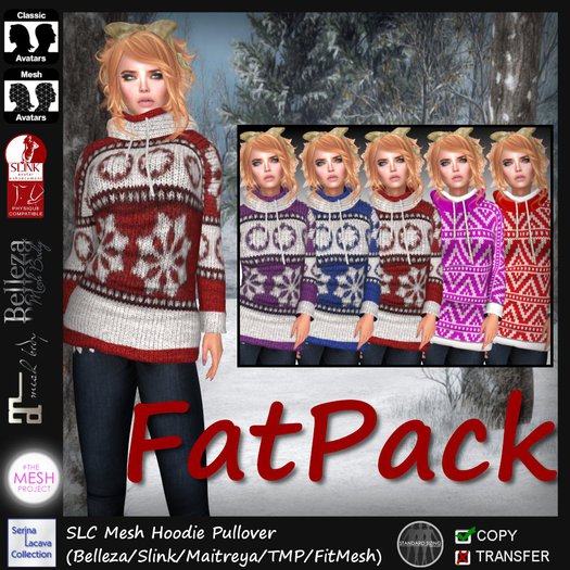 SLC Mesh Hoodie Pullover FatPack