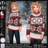 SLC Mesh Hoodie Pullover darkred