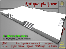 Antique platform - 13 LI - FULL PERMS Meshes
