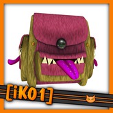 [iK01] Monsta School Bag! Pink