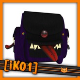 [iK01] Monsta School Bag! Black