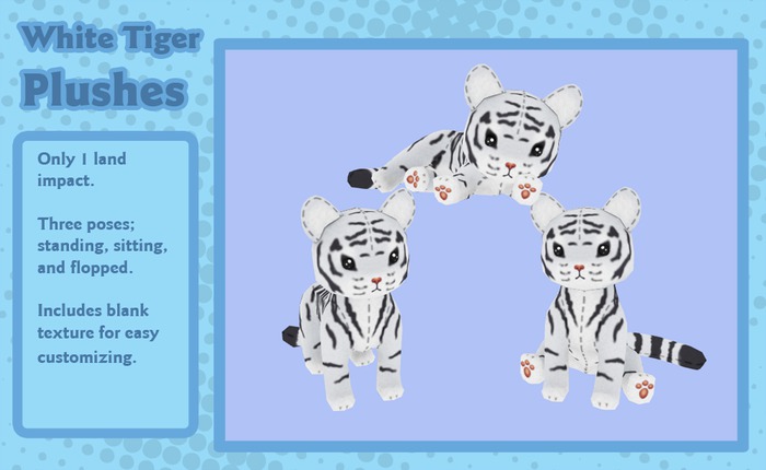 Liminality- White Tiger Plushes