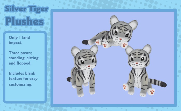 Liminality- Silver Tiger Plushes