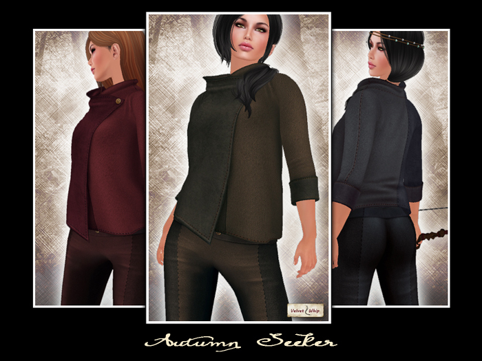 [V/W] Autumn Seeker Dirt - Classic & Mesh Avatars Medieval Fantasy or SCi-Fi Jacket and Pants Outfit
