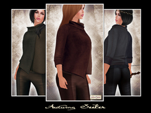[V/W] Autumn Seeker Copper - Med Fantasy or SCi-Fi Jacket and Pants Outfit - Classic & Fitted Mesh + Slink, Maitreya...
