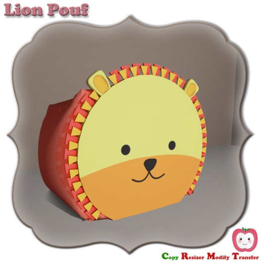 Lion Pouf