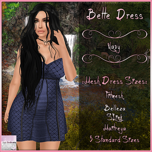 Bette Dress Navy