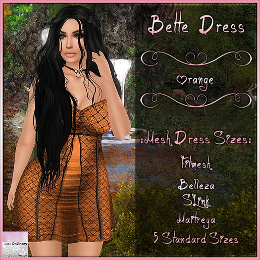 Bette Dress Orange
