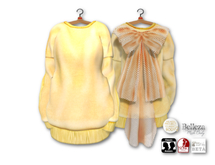 {amiable}Mesh Short Trainer with Back Tulle Bow Dress02