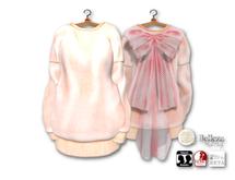 {amiable}Mesh Short Trainer with Back Tulle Bow Dress03
