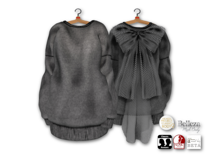 {amiable}Mesh Short Trainer with Back Tulle Bow Dress08
