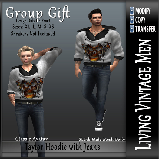 LVM Taylor Hoodie with Jeans Group Gift