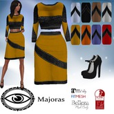 Majoras Jane Crop Top and Skirt