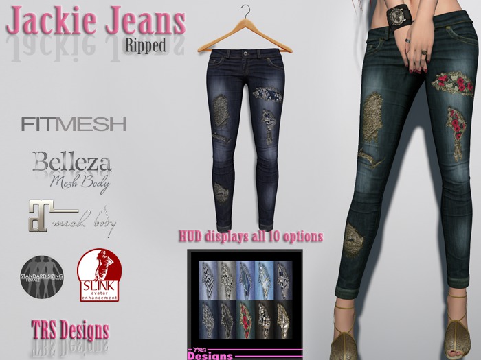 Jackie Jeans Ripped With Hud
