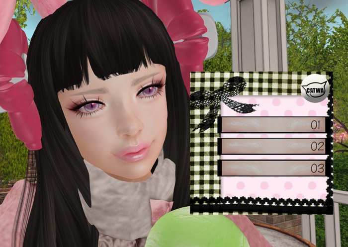 Unknown eyebrows for catwa head