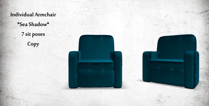 Individual Armchair *Sea Shadow*