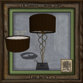 Swirls and Metal Lamp Aa
