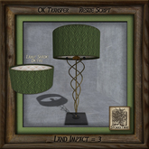 Swirls and Metal Lamp Ar