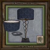 Swirls and Metal Lamp Bh