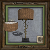 Swirls and Metal Lamp Ae