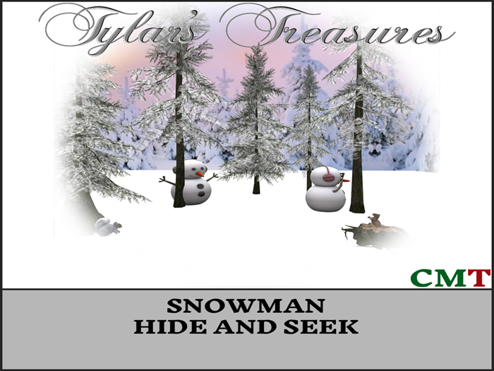 .:TT:.  SNOWMAN HIDE AND SEEK  BOX