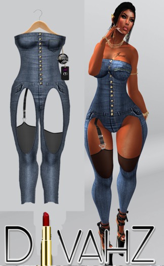 !DC! Full Jean Romper V3 (Omega)