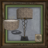 Swirls and Metal Lamp Bf