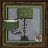 Swirls and Metal Lamp Br