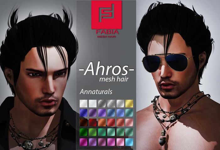 -FABIA- Mesh Hair  < Ahros> Annaturals Tones