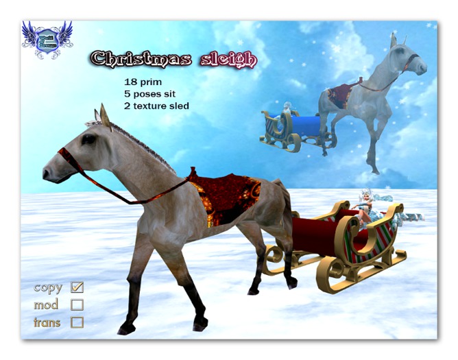 Christmas sleigh