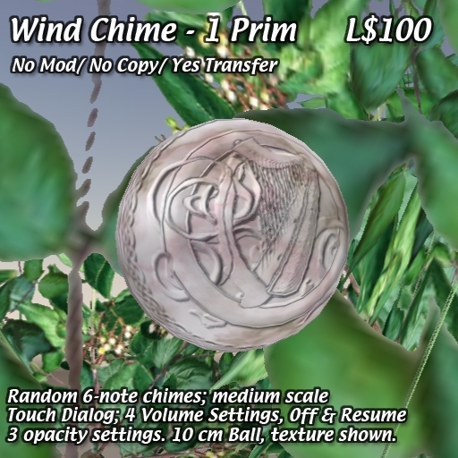 R(S)W Wind Chimes - One Prim