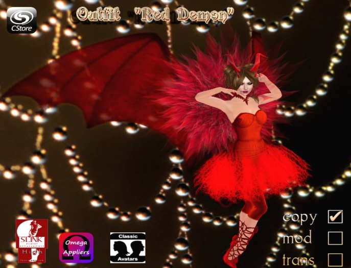    Outfit  "Red Demon"