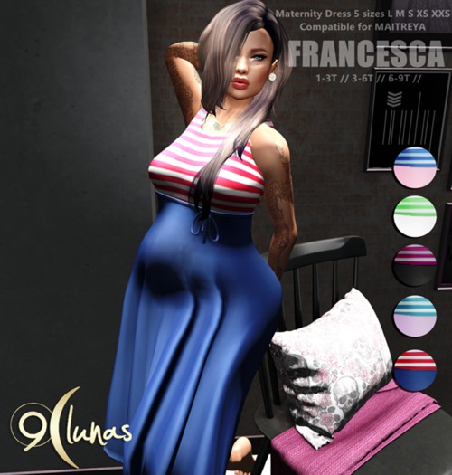 *9 Lunas* Francesca MaternityDress
