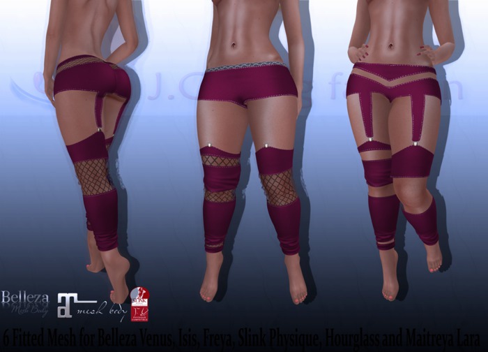 J.C leg style bordo