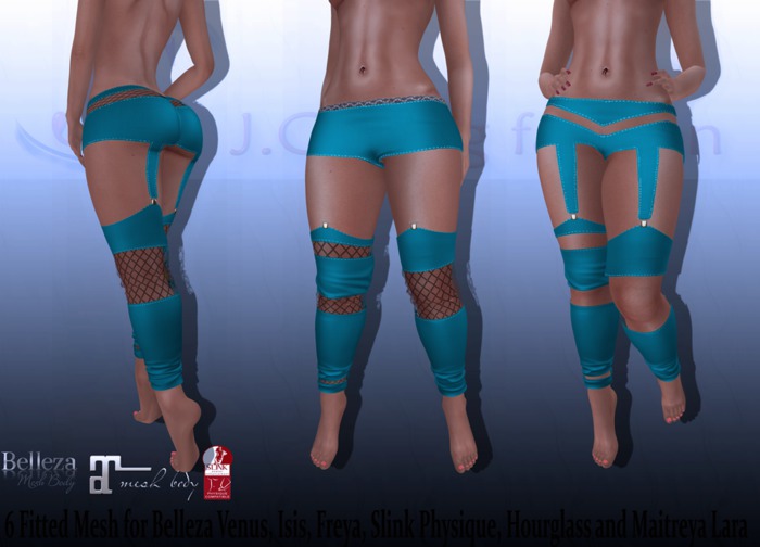 J.C leg style azul picina