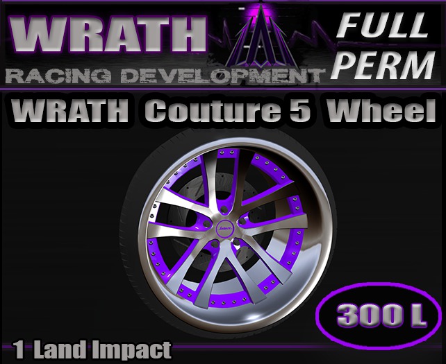 WRATH Couture 5 rim rull perm (boxed)