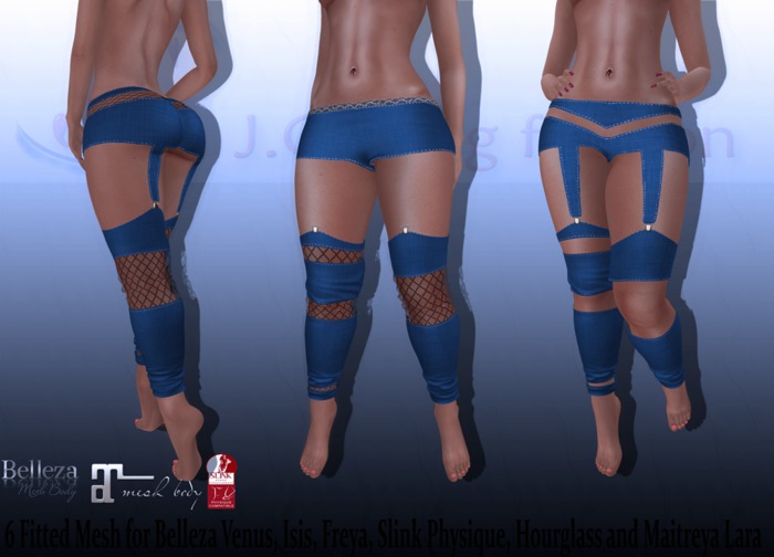 J.C leg style azul