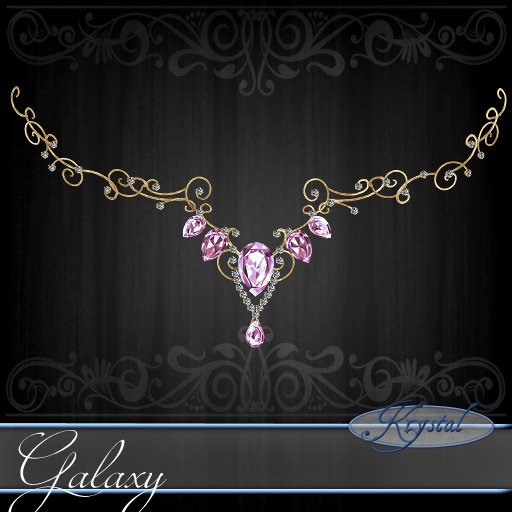 ::: Krystal ::: Galaxy - Circlet - Gold - Rose NextGem