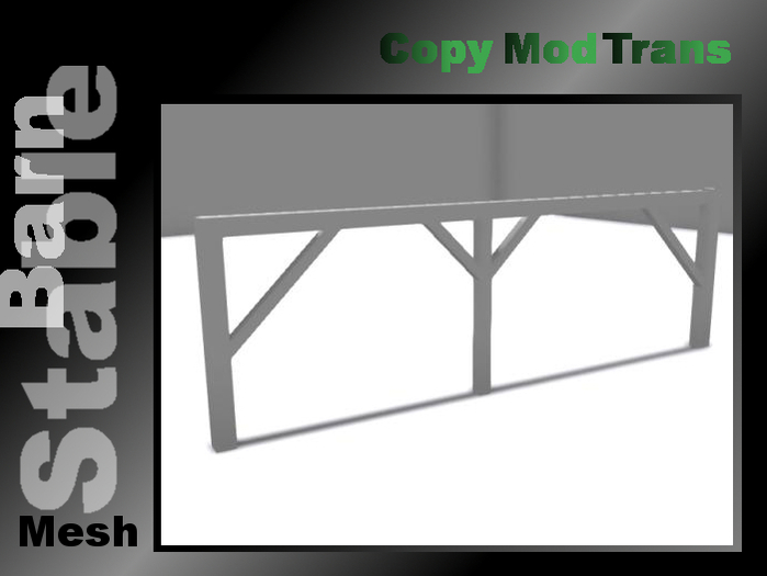 BA-008 Barn white mesh CMT