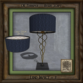 Swirls and Metal Lamp Ah