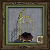 Feline Hanging Bed Black Am