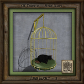 Feline Hanging Bed Black Ar