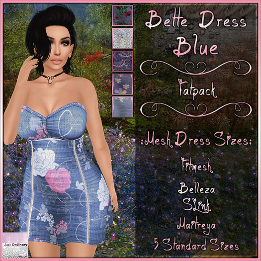 Bette Dress Fatpack Blue