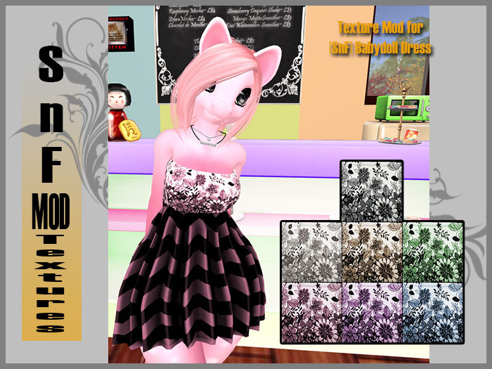 [SnF] Suzie Q Babydoll Dress Mods