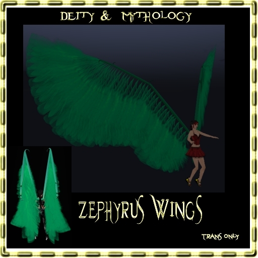~BLD~ Deity & Mythology: God Zephyrus Wings