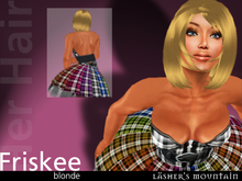 FRISKEE Shoulder Length Women's BLONDE HAIR