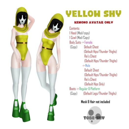 >Tobe-Shy< Yellow Shy Suit