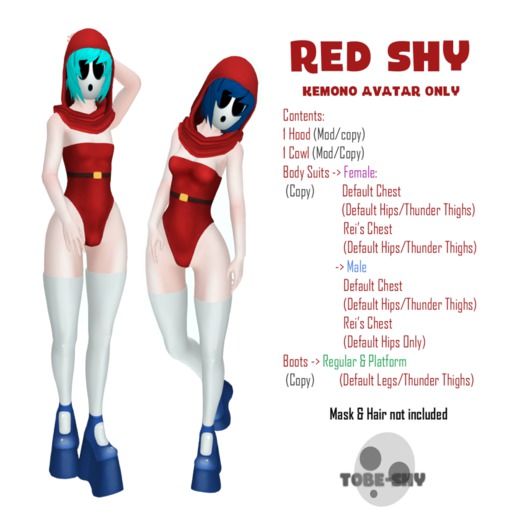 >Tobe-Shy< Red Shy Suit